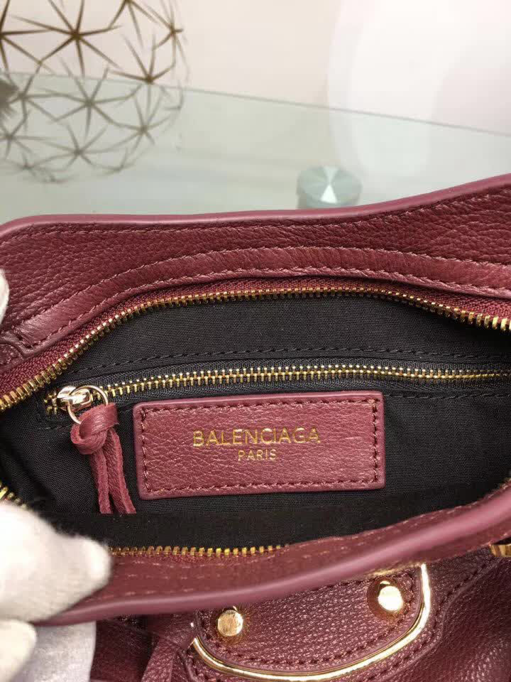 BALENCIAG巴黎世家 原版義大利進口山羊皮 小金釘 可單肩斜挎  BL1301